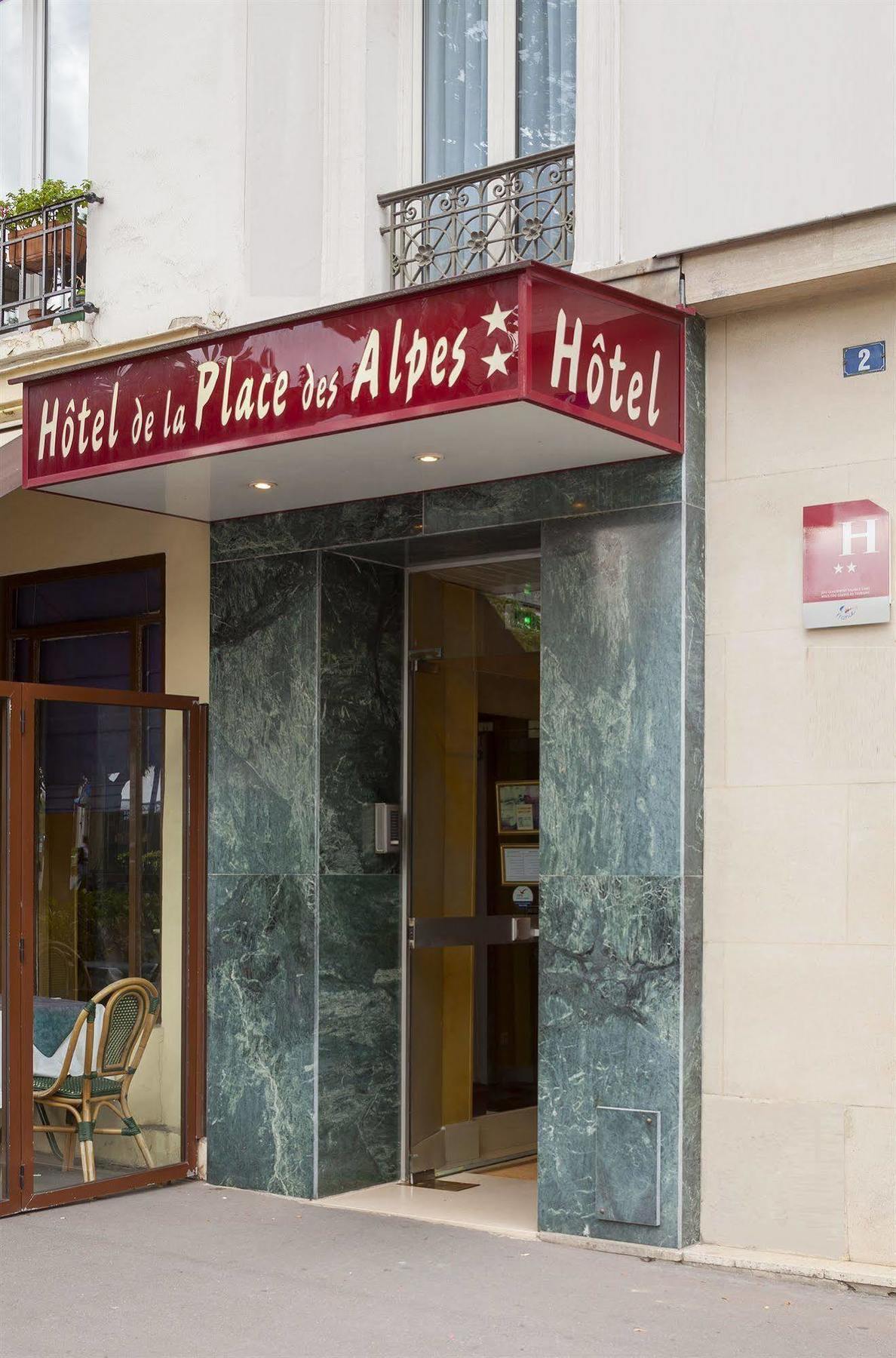 Hotel De La Place Des Alpes Paris Dış mekan fotoğraf